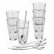 Набор стаканов и ложек для латте макиато WMF Clever & More (0996269999)