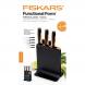 Набор из 5 ножей в блоке Fiskars Functional Form™ (1057554)