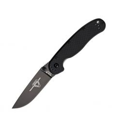 Складной нож Ontario Rat 2 Folder Black Blade 8861